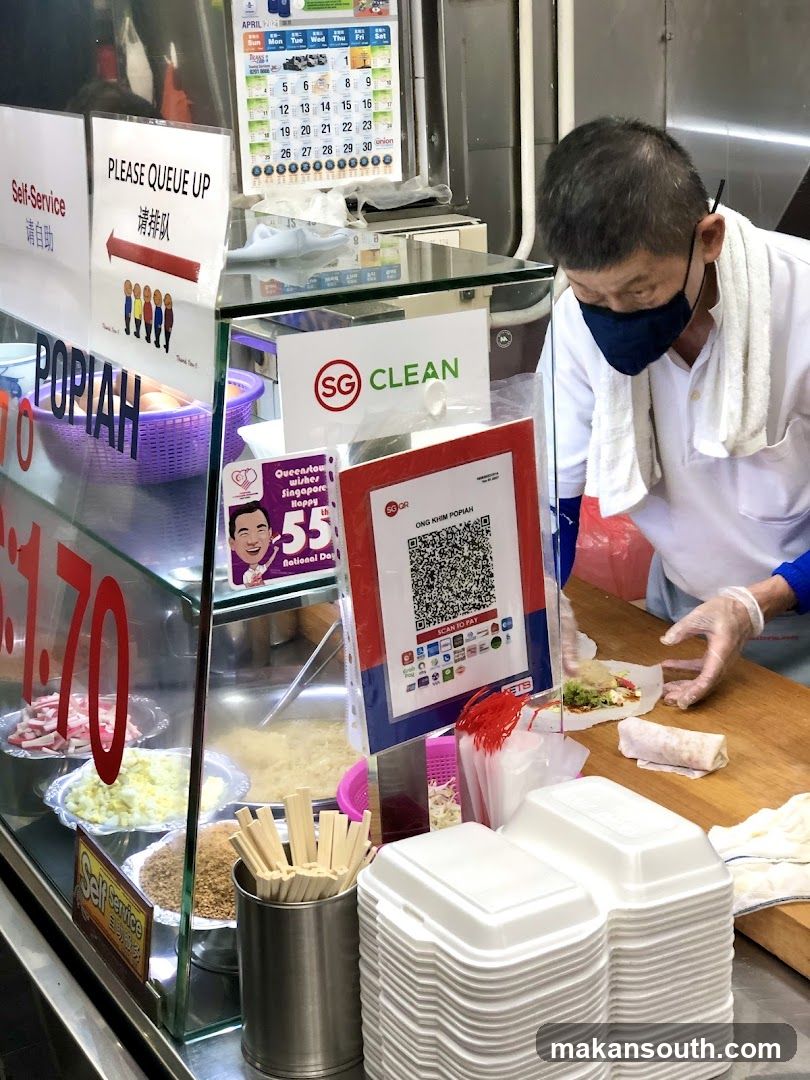 Popiah Stall Vendor