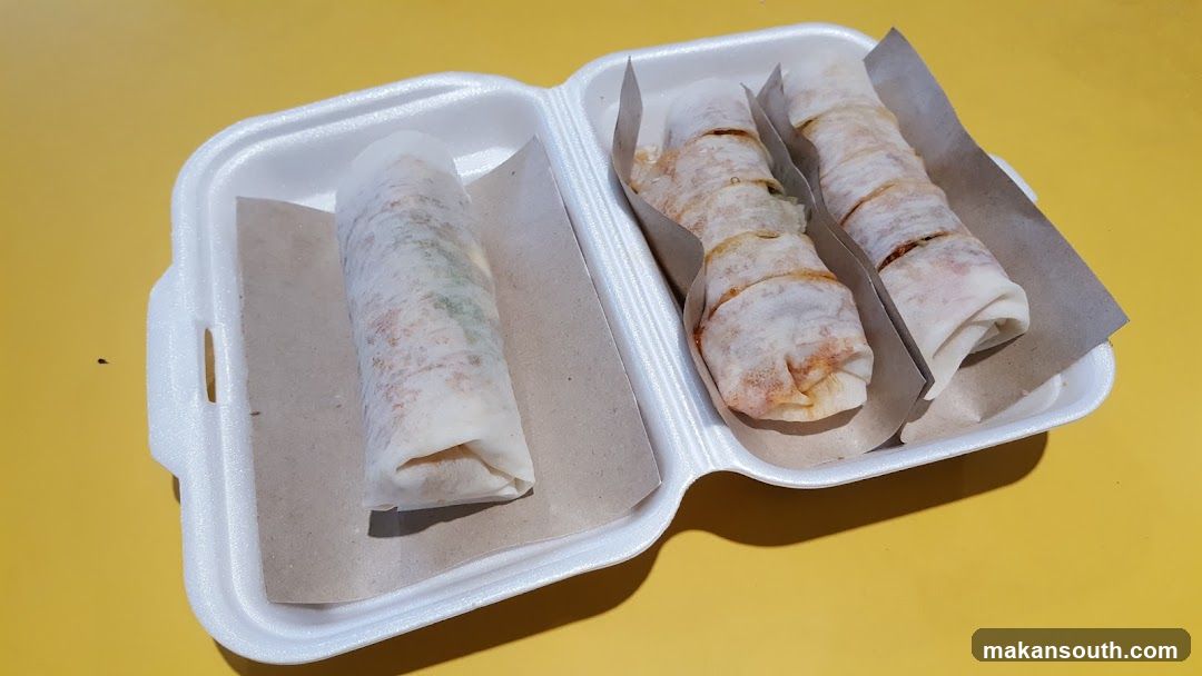 Spring Rolls in Takeout Container