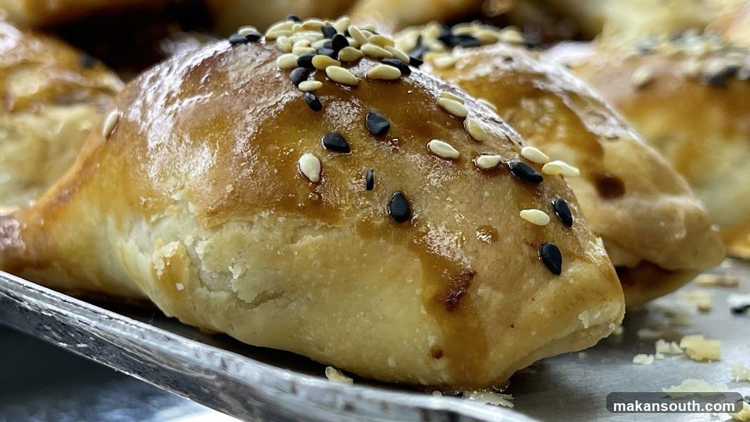 Savory Pastries with Sesame Seeds