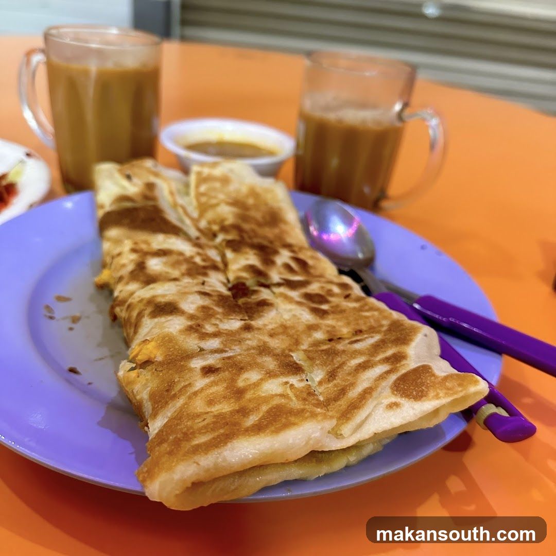 Roti Canai with Teh Tarik