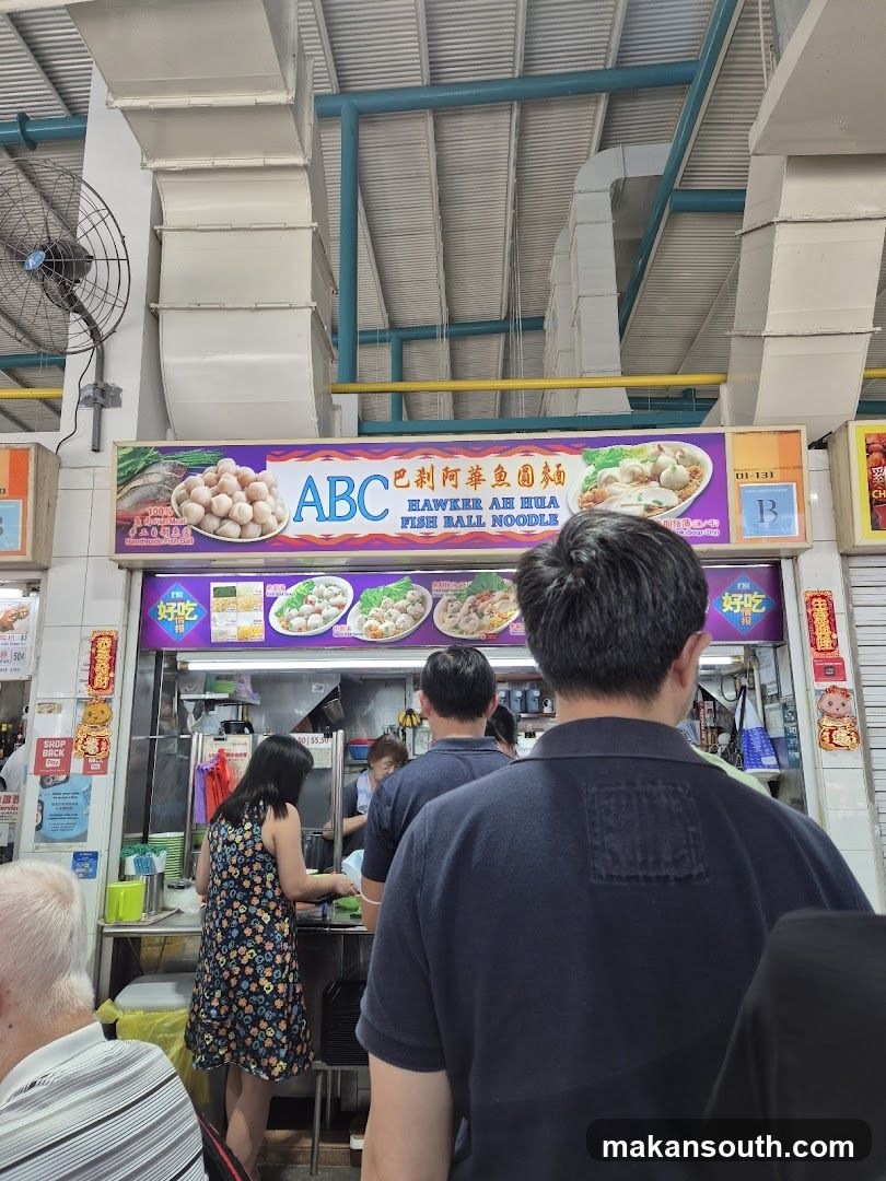 ABC Hawker Ah Hua Fish Ball Noodle