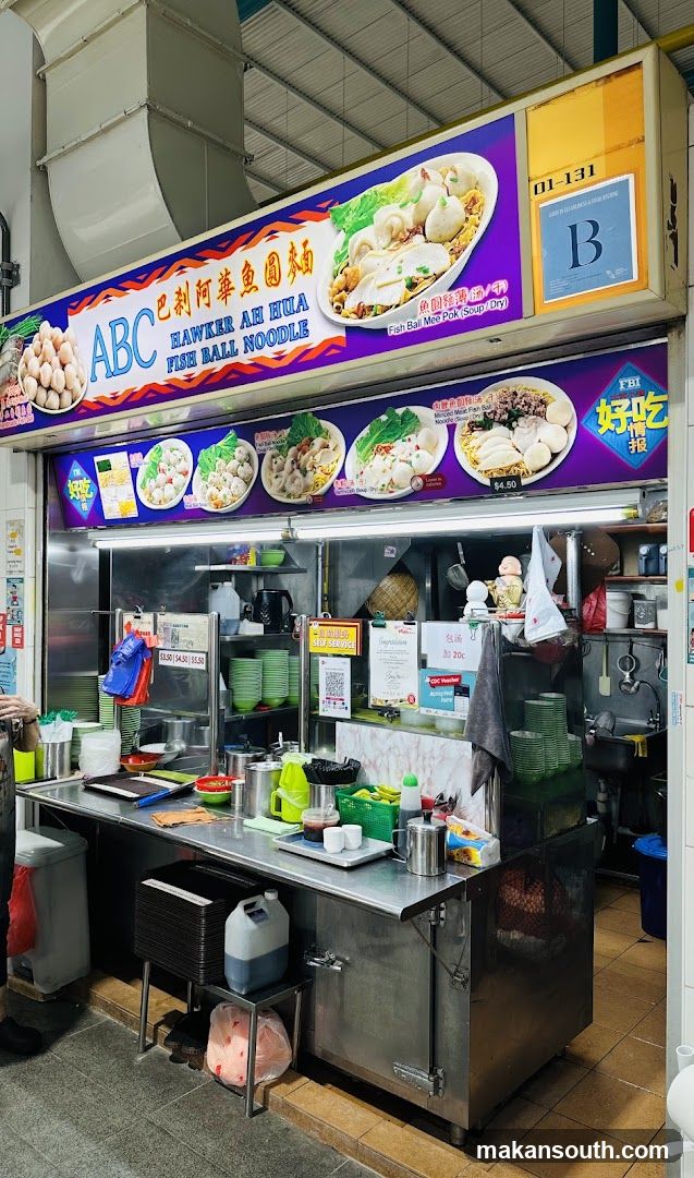 ABC Hawker Ah Hua Fish Ball Noodle
