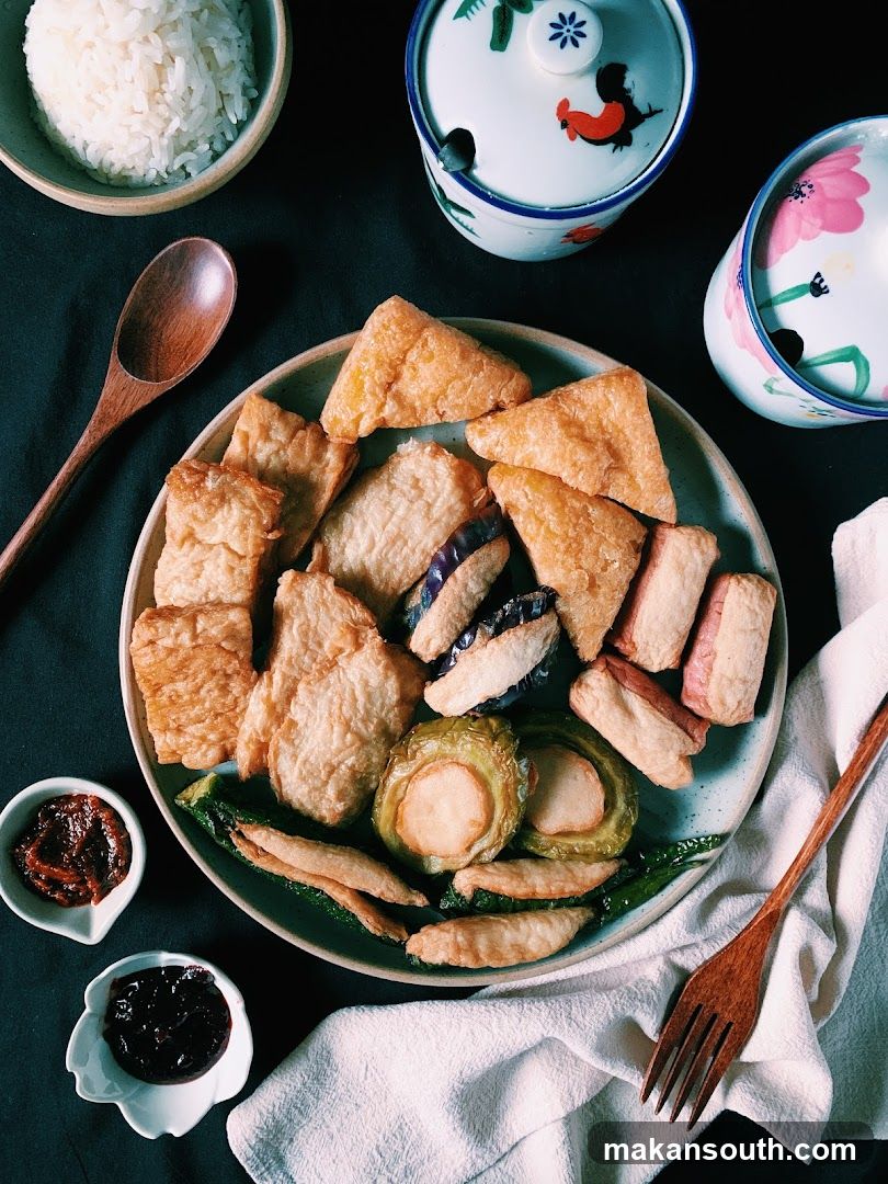 Fried Food Platter with Rice