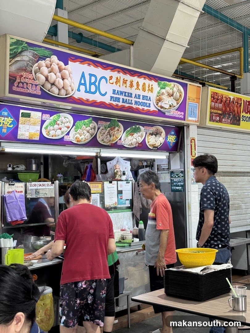 ABC Hawker Ah Hua Fish Ball Noodle Stall