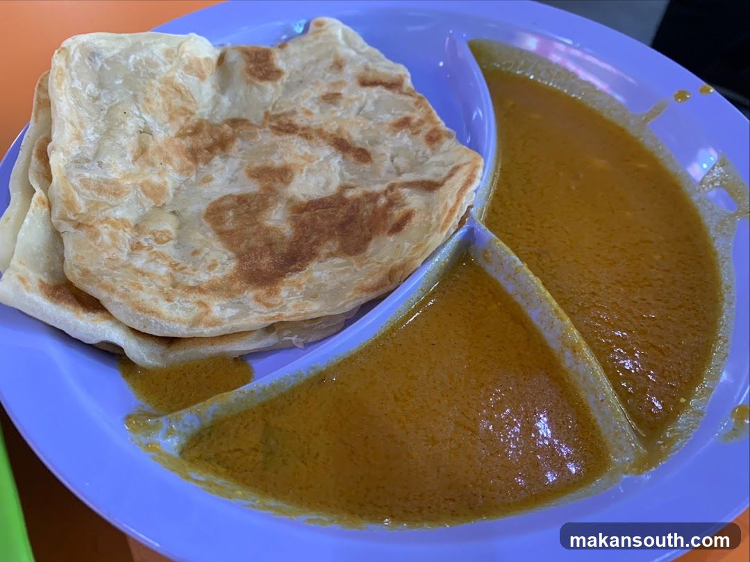 Roti Canai with Curry