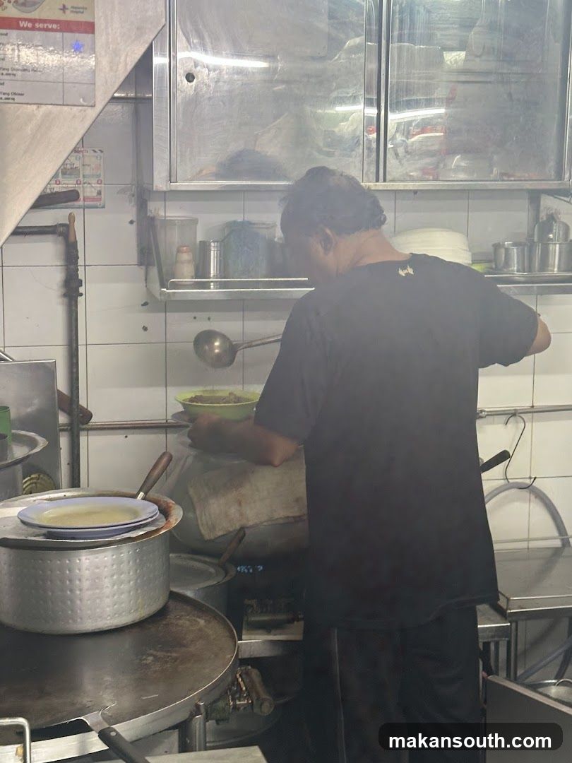 Chef preparing food
