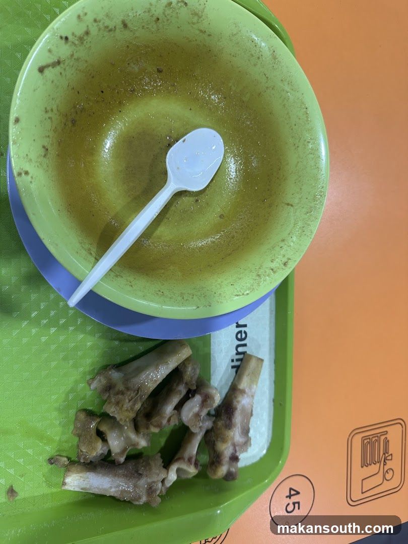 Leftover Food on Tray