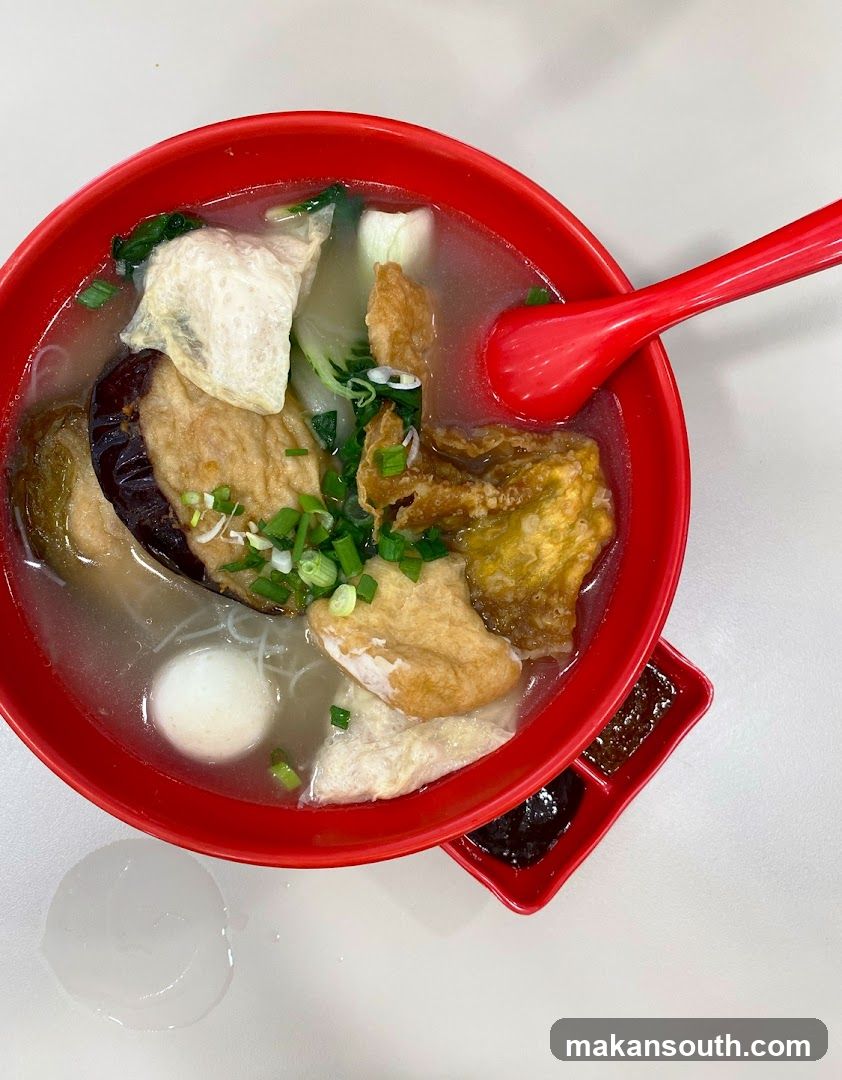 Noodle Soup with Various Ingredients