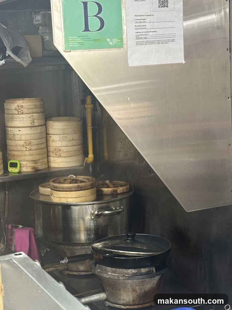 Kitchen Steamer Setup
