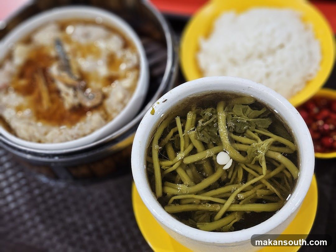 Steamed Dish with Rice and Vegetables