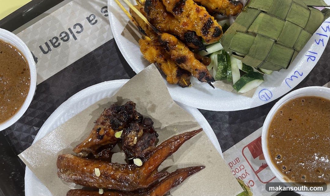 Chicken Satay and Wings with Peanut Sauce