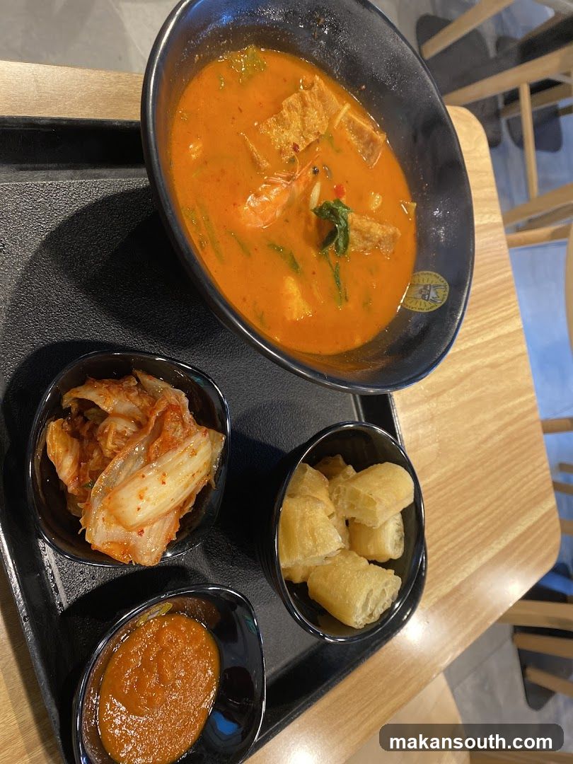 Spicy Noodle Soup with Sides