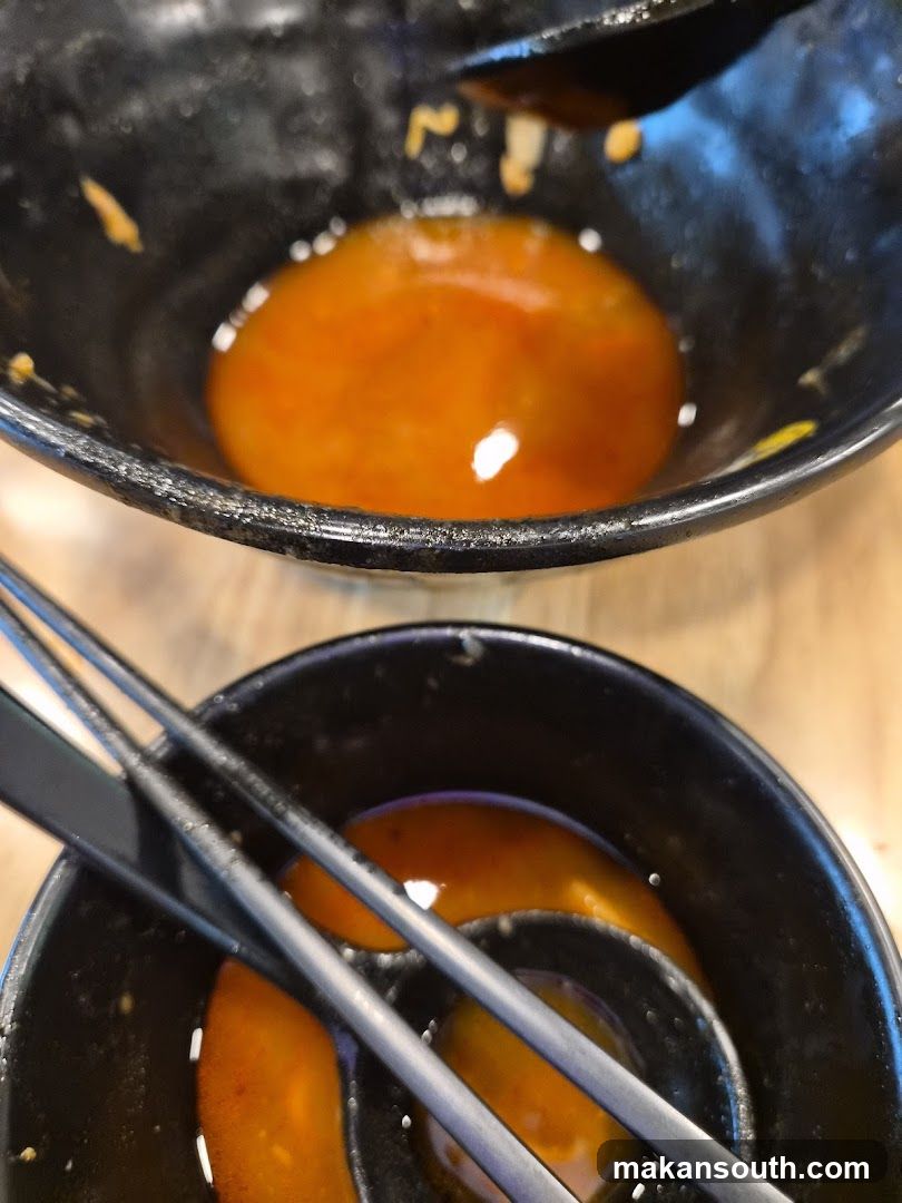 Leftover Sauce in Bowls