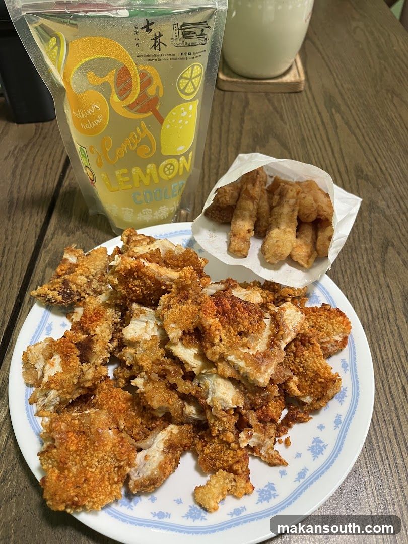 Fried Chicken and Honey Lemon Cooler