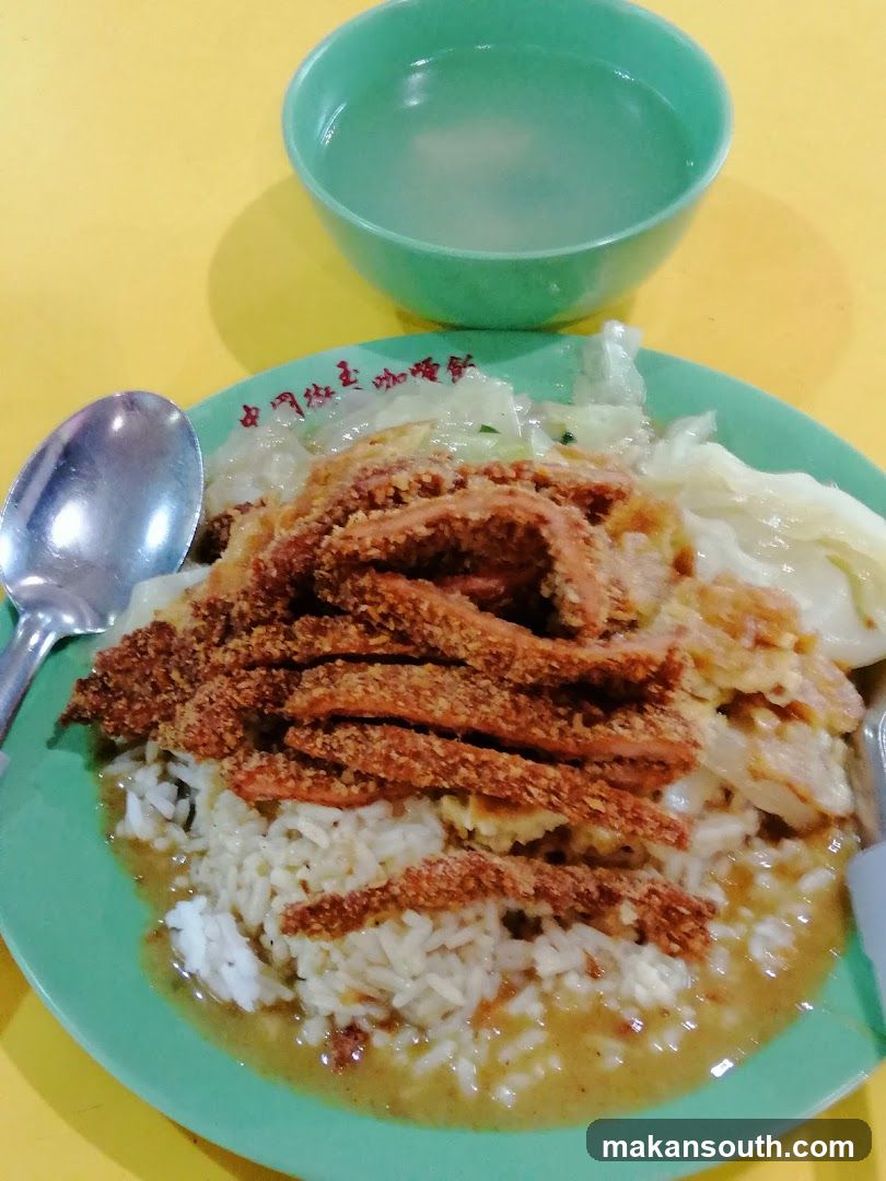 Fried Pork Rice with Gravy