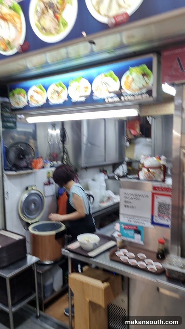 Food stall counter