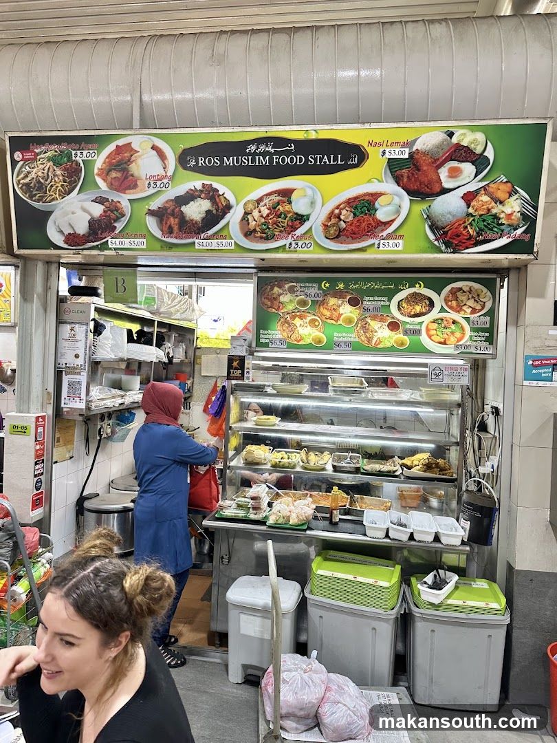 Ros Muslim Food Stall Menu