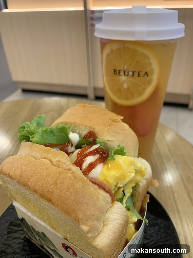 Sandwich and Drink