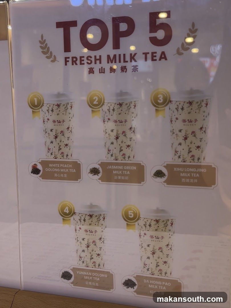 Top 5 Fresh Milk Tea