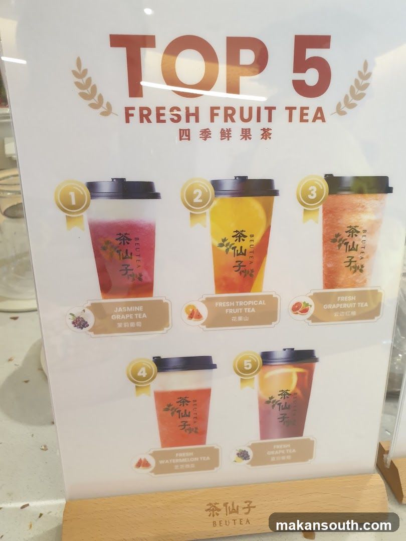 Top 5 Fresh Fruit Tea