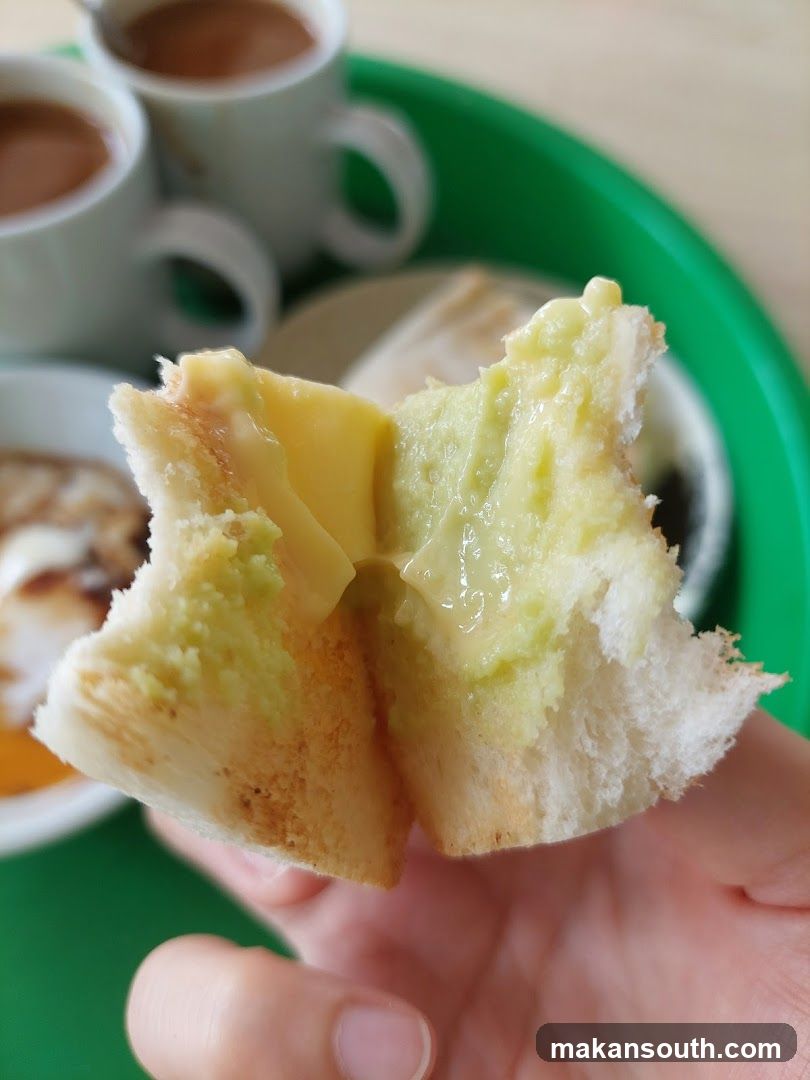Toast with Butter and Kaya