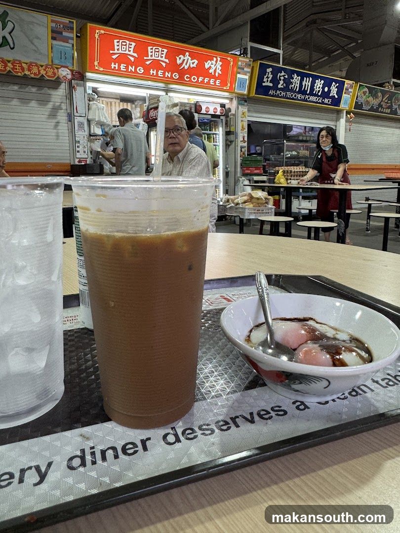 Food and Drink at a Hawker Stall