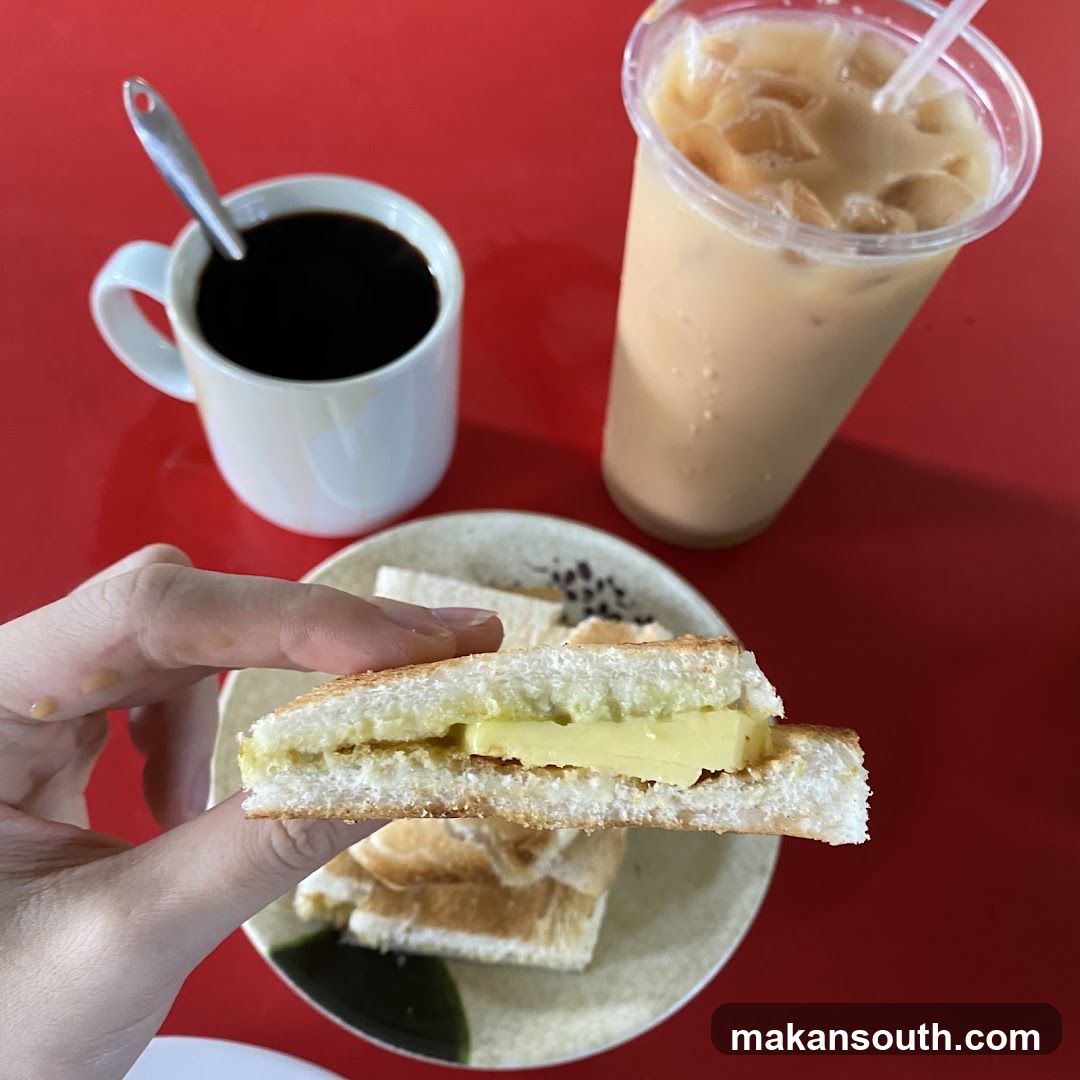 Toast with Butter and Coffee
