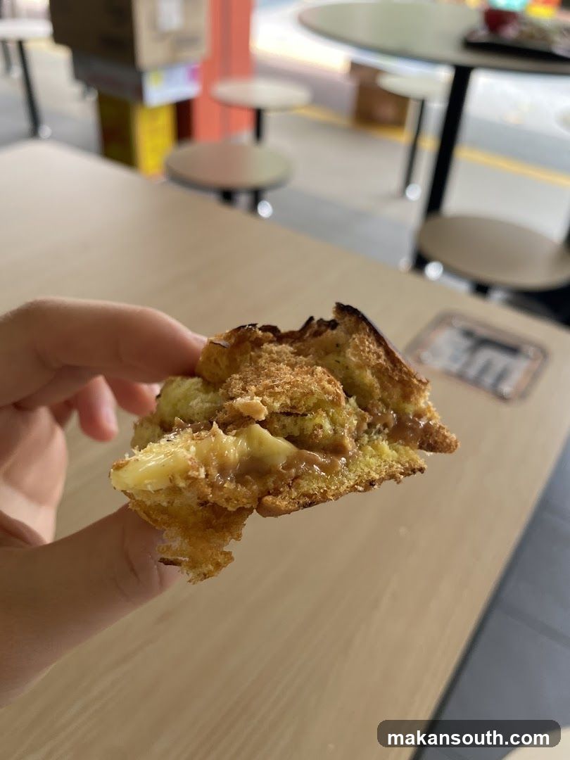 Toast with filling