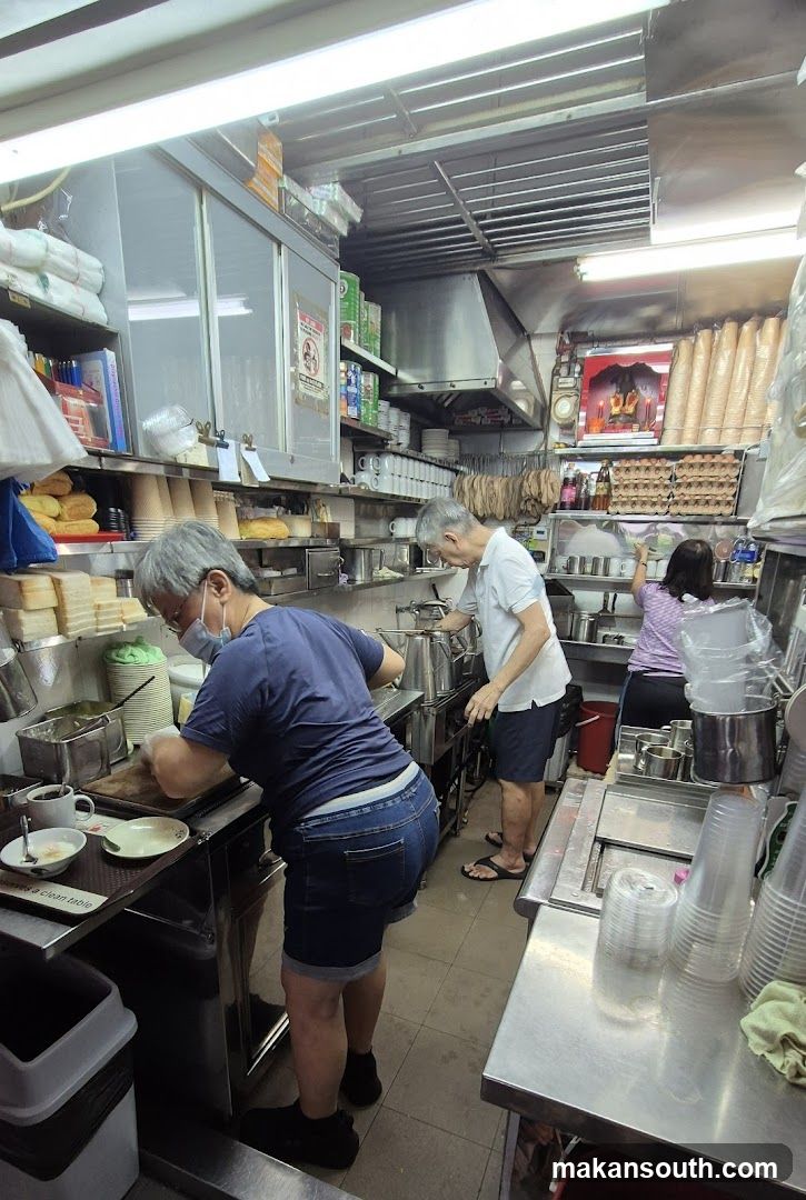 Kitchen Staff Preparing Food