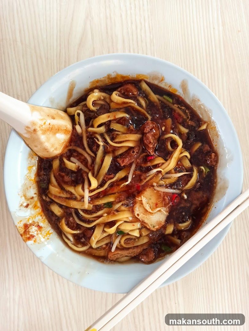 Noodles with Dark Gravy