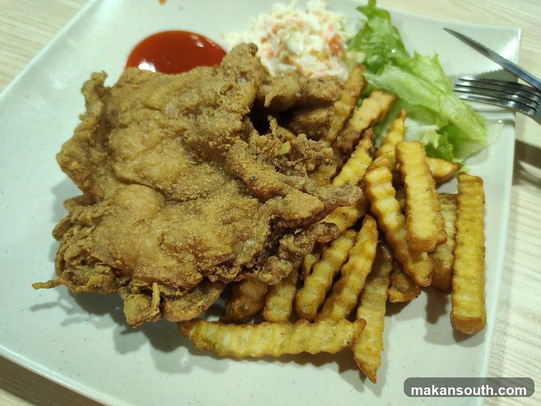 Fried Chicken and Fries