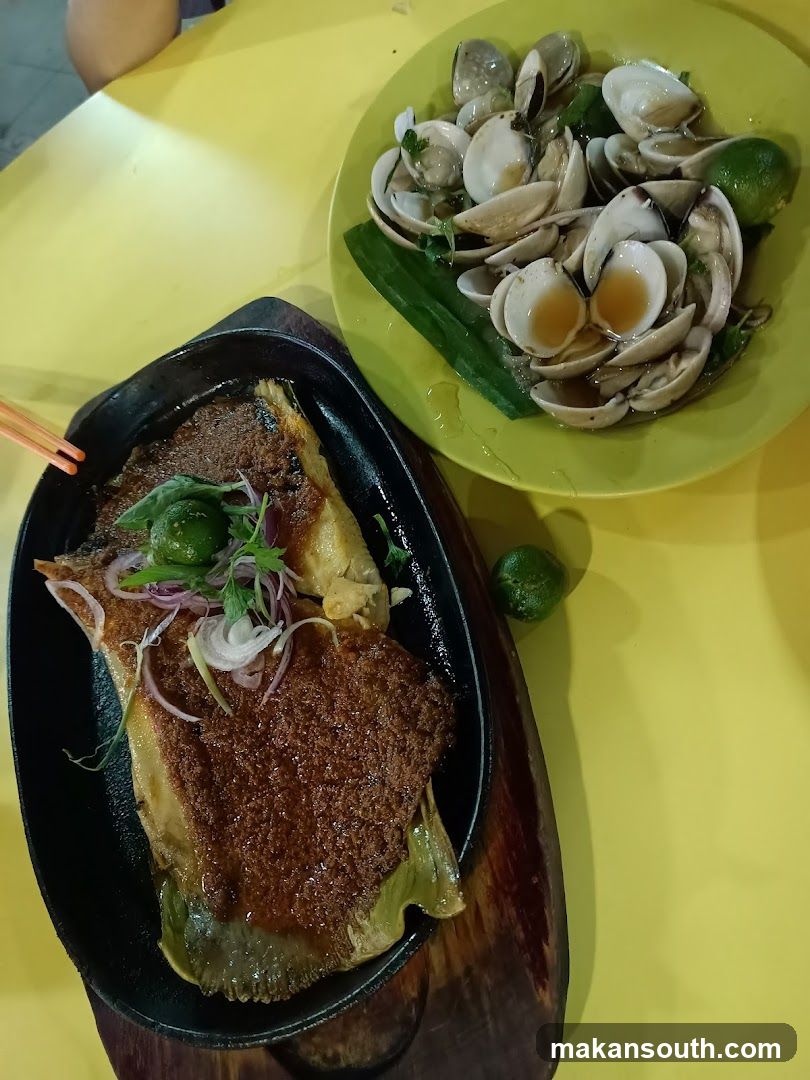 Sizzling Fish and Clams