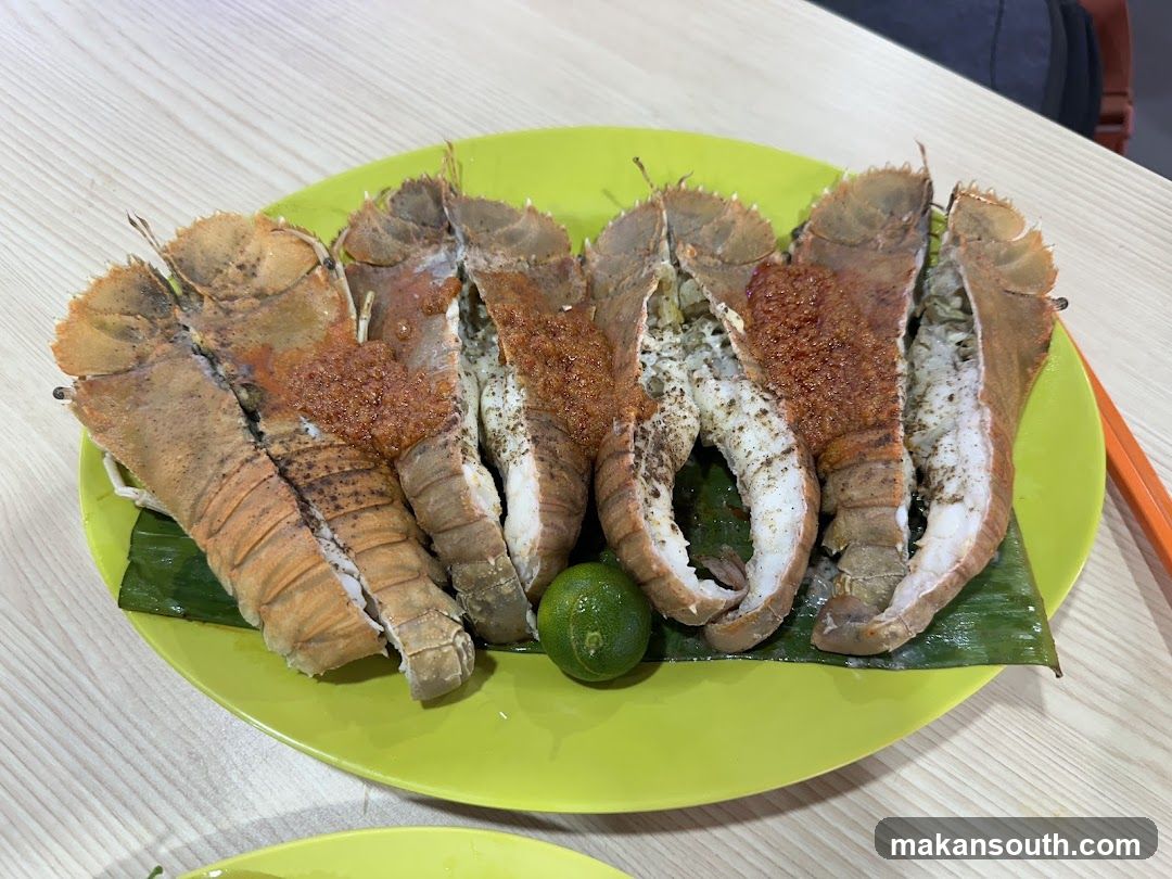 Steamed Mantis Shrimp