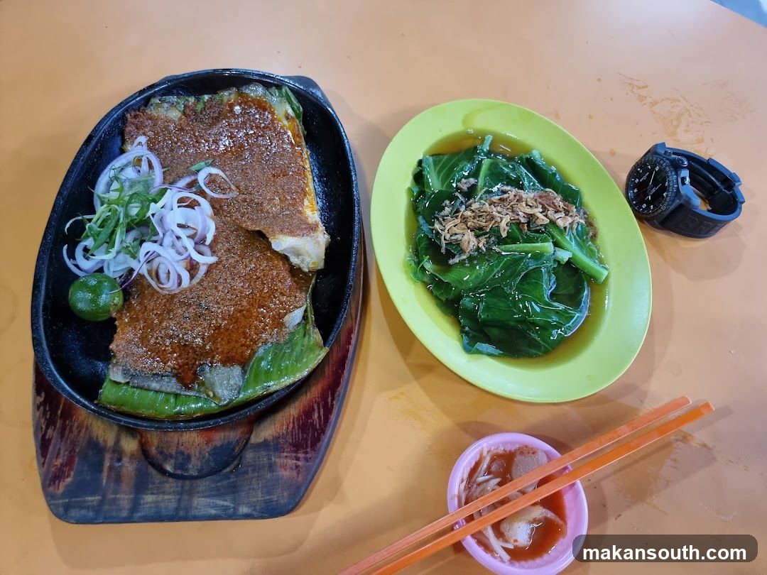 Sizzling Fish and Greens