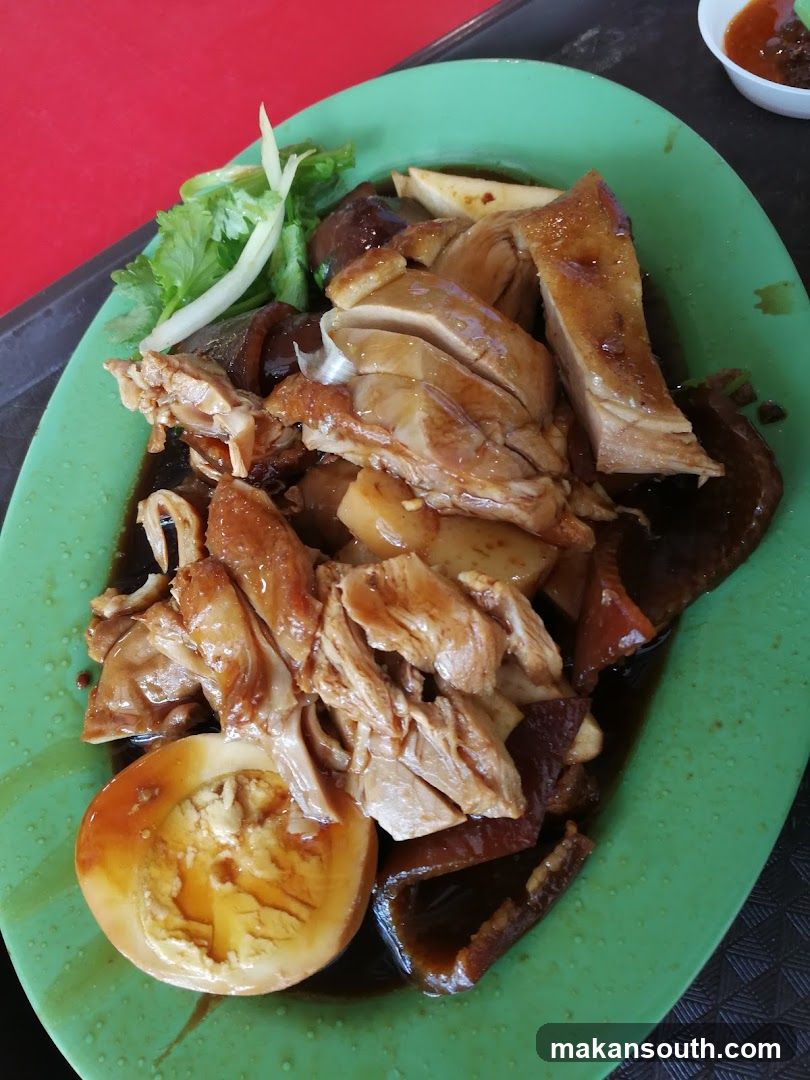 Braised Chicken and Egg Dish