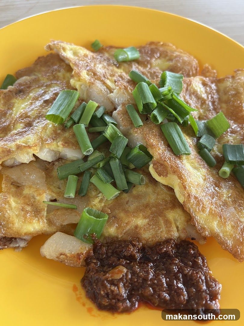 Fried Carrot Cake with Chili