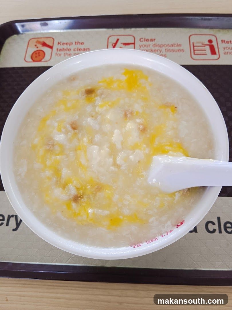 Congee with Egg and Meat