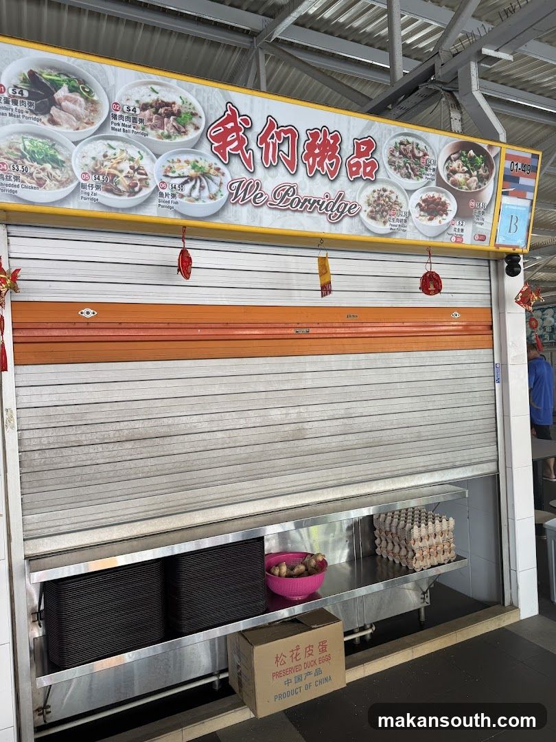 We Porridge Stall