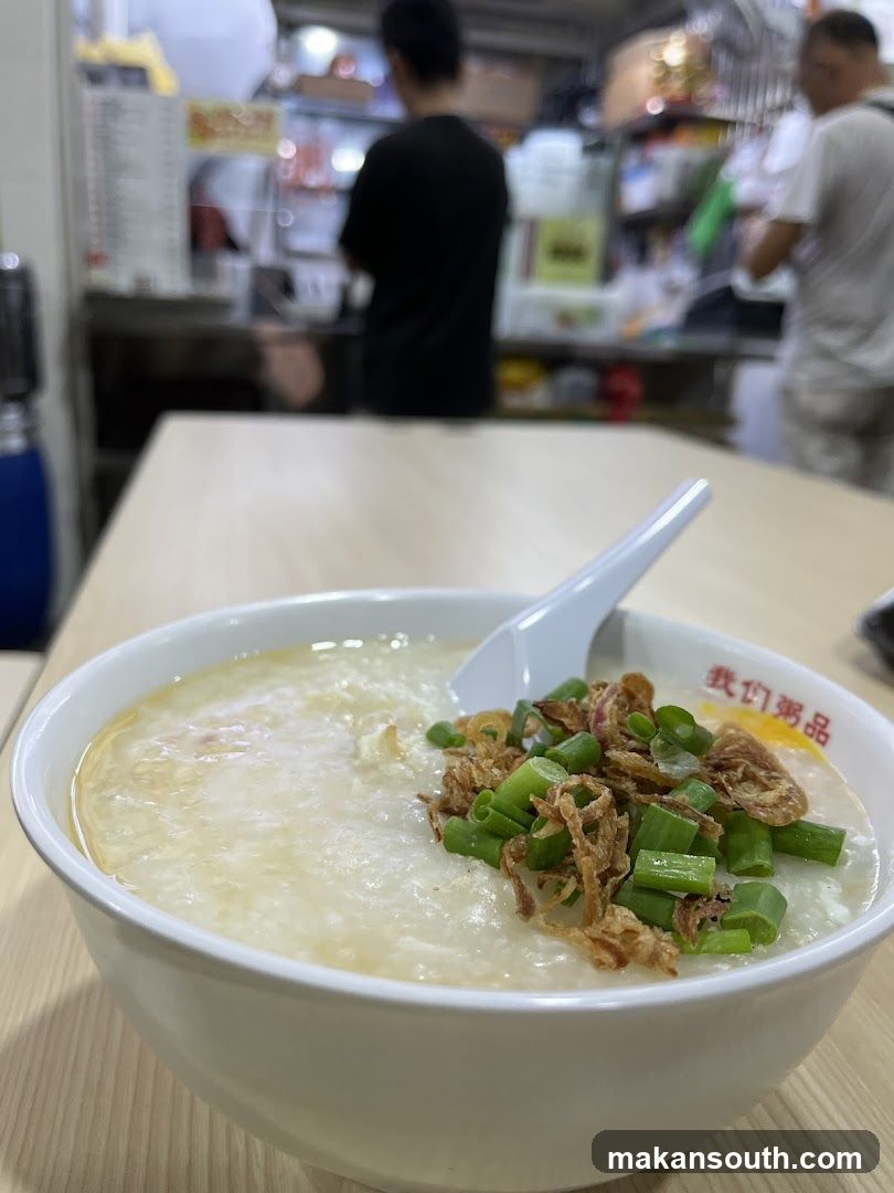 Congee with toppings