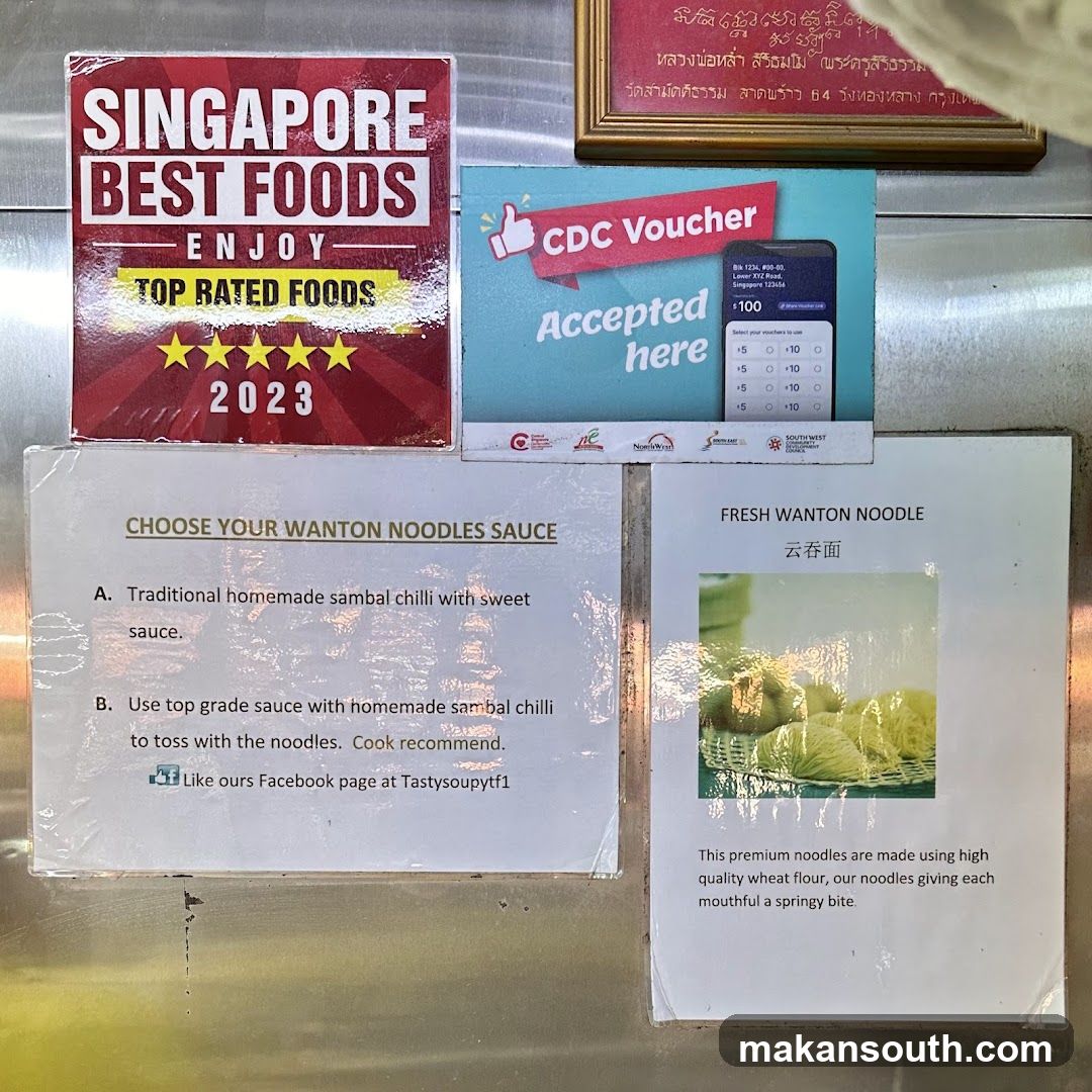 Food Stall Signage