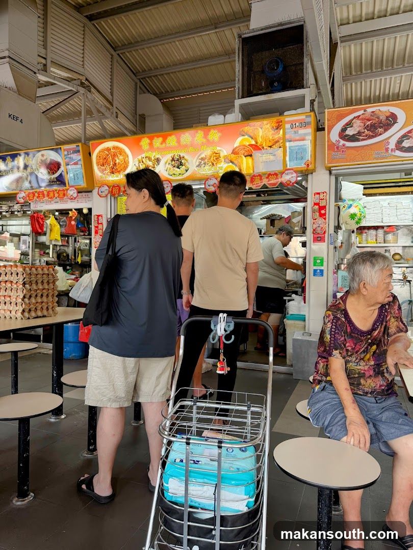 Hawker Stall with Food Displays