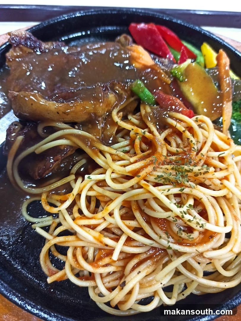 Steak and Spaghetti