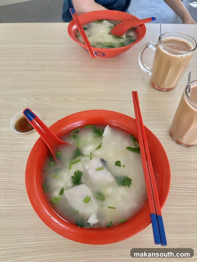 Fish Porridge and Milk Tea