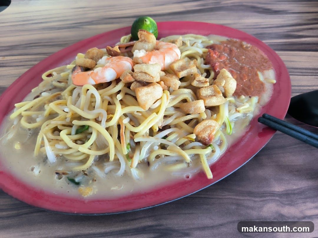 Noodles with Shrimp and Chili Sauce