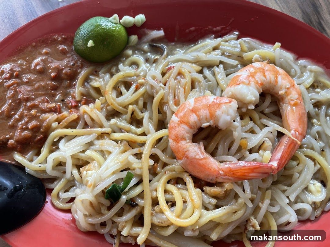 Shrimp Noodles with Sauce