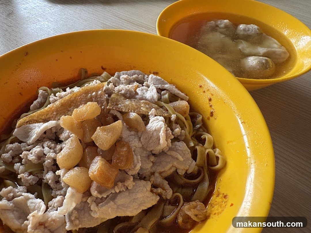 Noodles with Pork and Soup