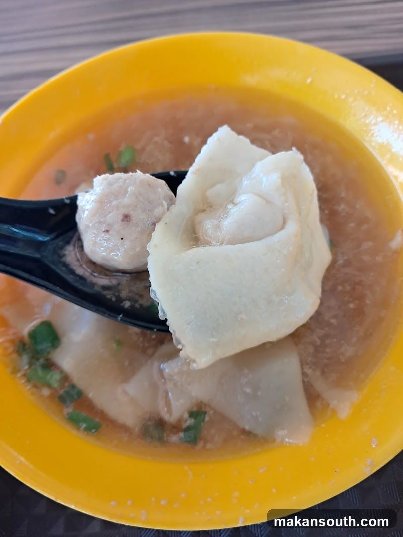 Fish ball soup