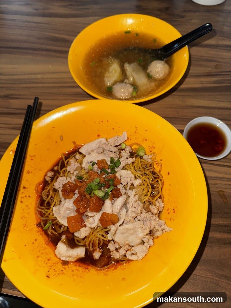 Noodles with Pork and Soup