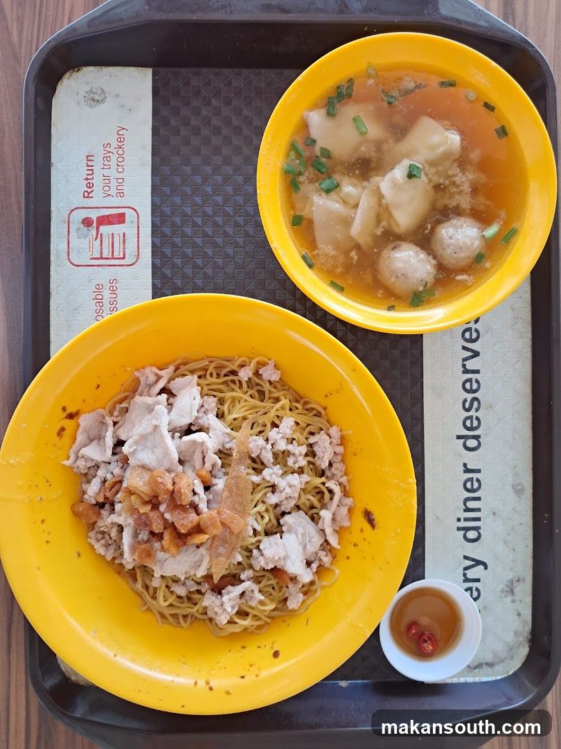 Noodles and Soup Dish