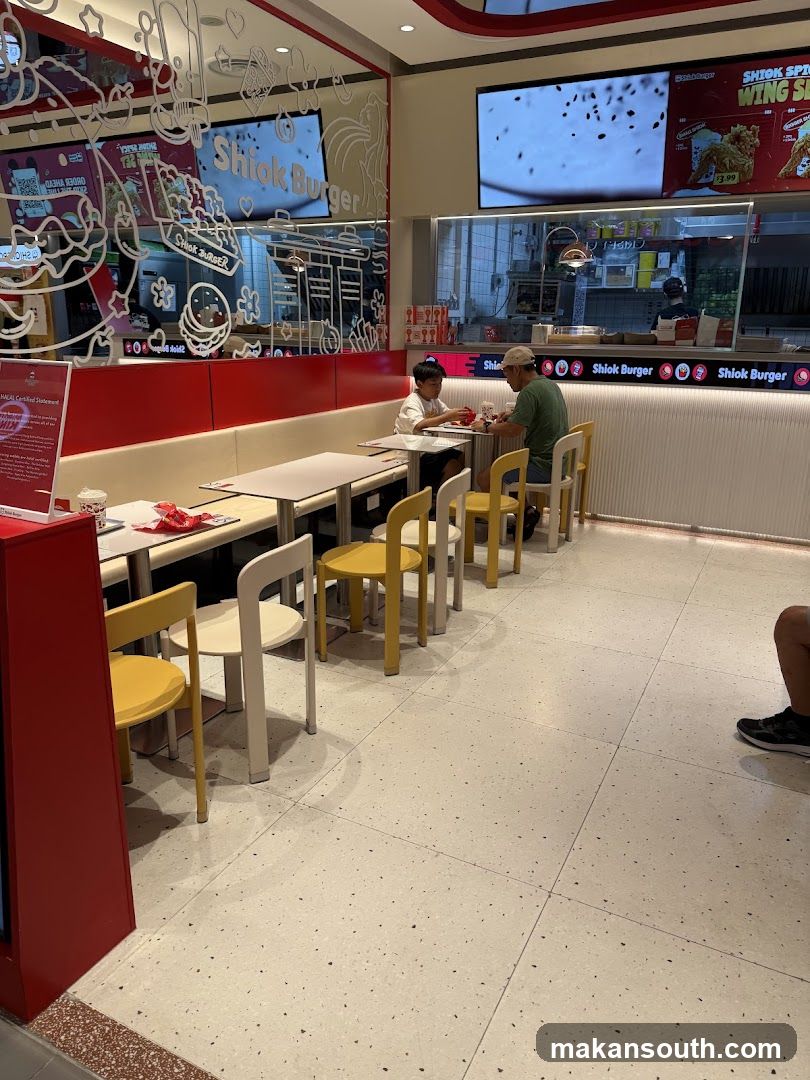 Shiok Burger Interior